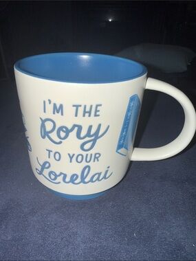 Hallmark White and Blue 'I'm the Rory to Your Lorelai' Ceramic Mug